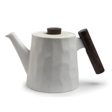 Заредете изображение във визуализатора на галерията – Порцеланов чайник Blanca 1.2л. бял, черен, син
