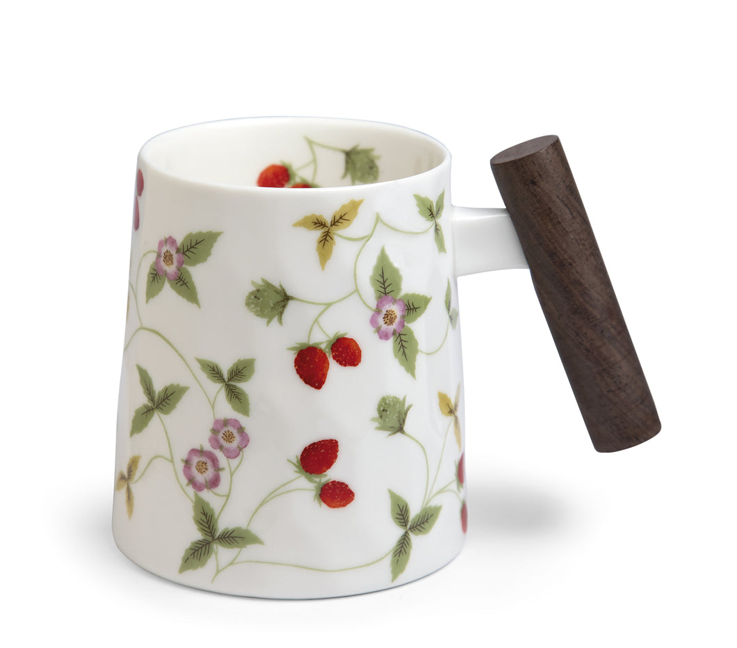 Чаша за чай с дървена дръжка Mirella 400 мл