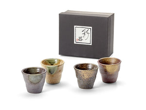 Чаен комплект от 4 различни чаши Ayame