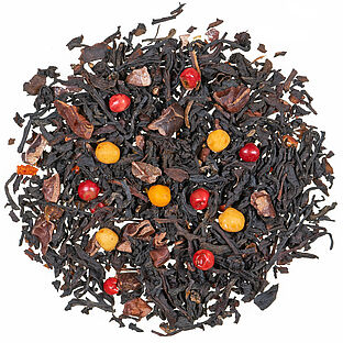 Черен ароматизиран чай „Чили Трюфел”