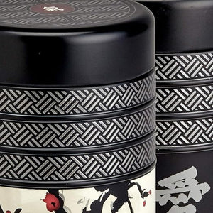 Кутия за съхранение на чай "Kioto" черна, 125гр.