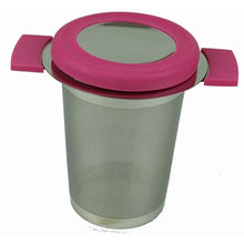 Заредете изображение във визуализатора на галерията – Микро цедка за чай Anti-Slip H8см розова

