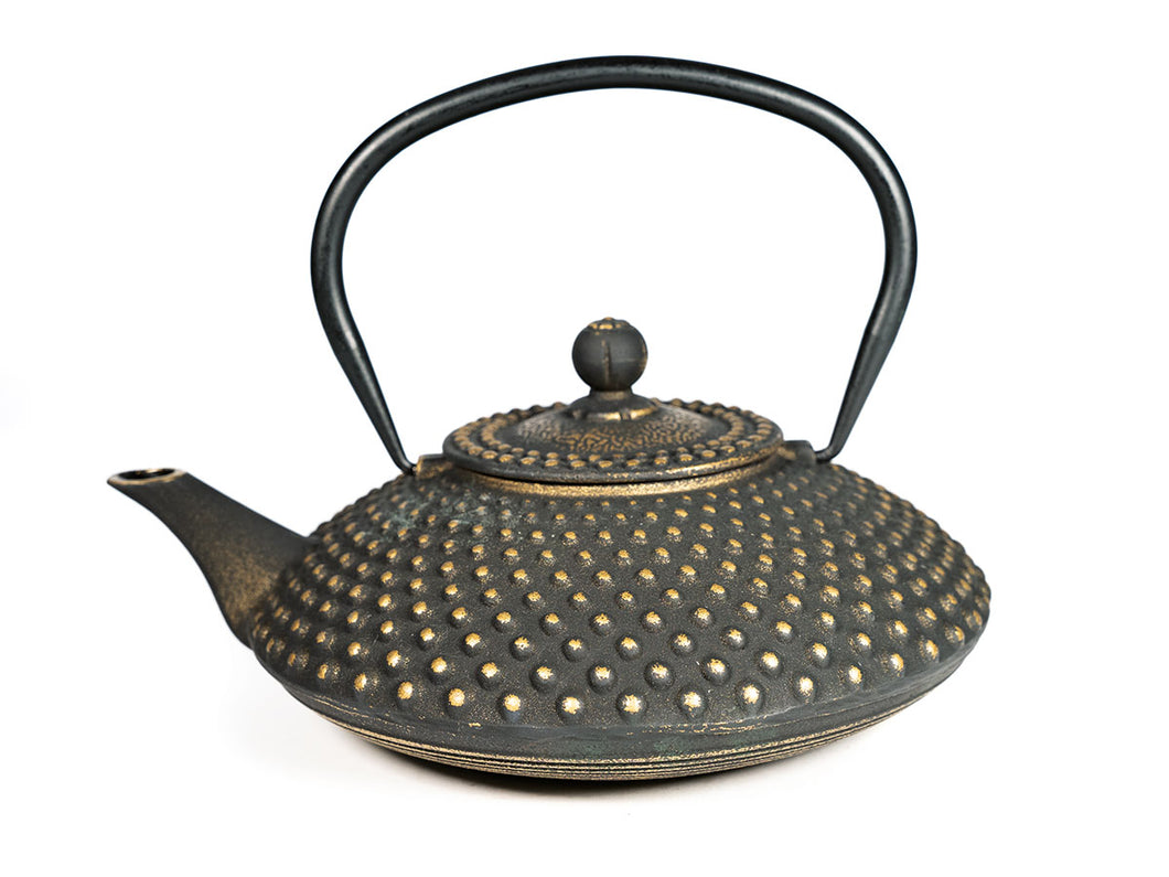 Чугунен чайник златисто-черен Xiamen 1.2 л