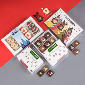 Персонализирани белгийски шоколади и шоколадови бонбони