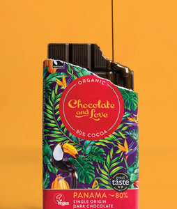 Panama веган органичен веган шоколад, 40гр, 80% какао от Chocolate and Love