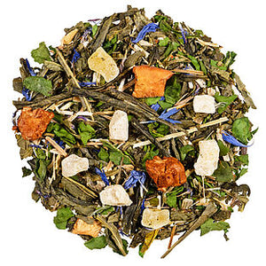 Натурален зелен чай Манго и Маракуя с билки и плодове