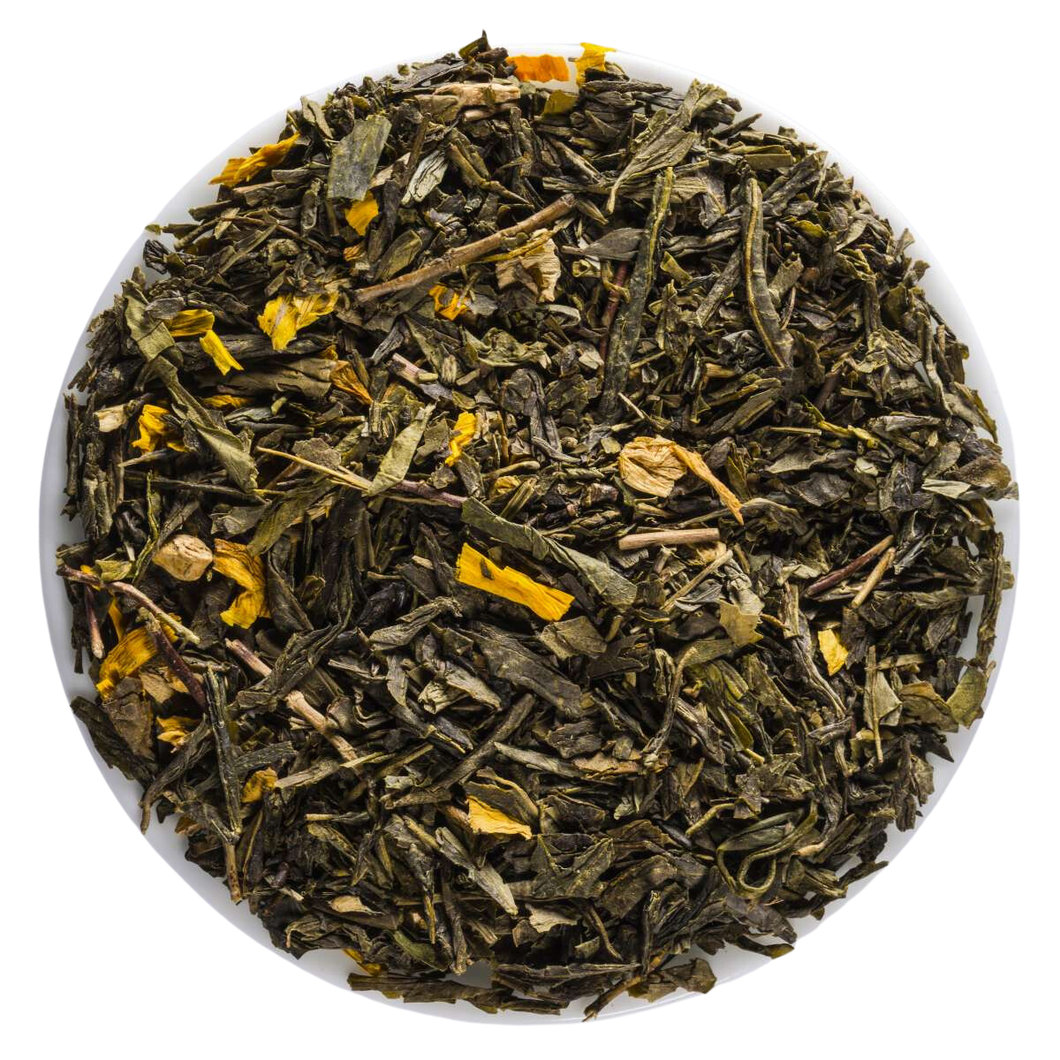 Зелен ароматизиран чай с “Джинджифил”