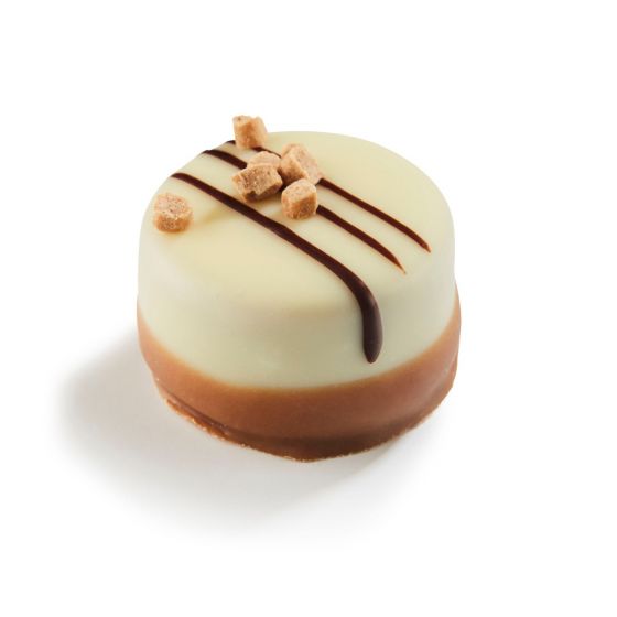 ICKX Belgian Chocolatier CARAMEL FUDGE Caramel creme with mini fudge cube EP000877-50гр