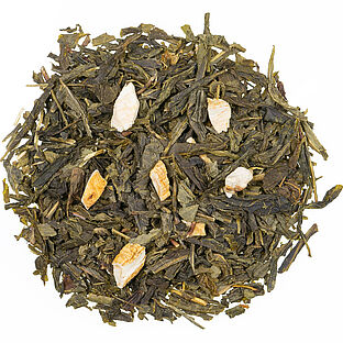 Зелен ароматизиран чай с женшен (натурален)