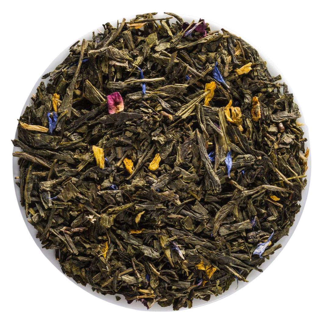 Зелен ароматизиран чай с бергамот и рози “Утринно вълшебство”