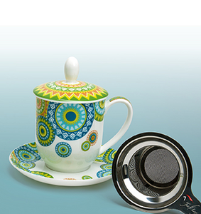 Чаша за чай с цедка Ramon 380ml