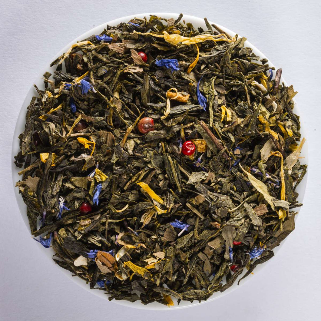 Heavenly Life ароматизиран зелен чай/плодова смес насипен чай