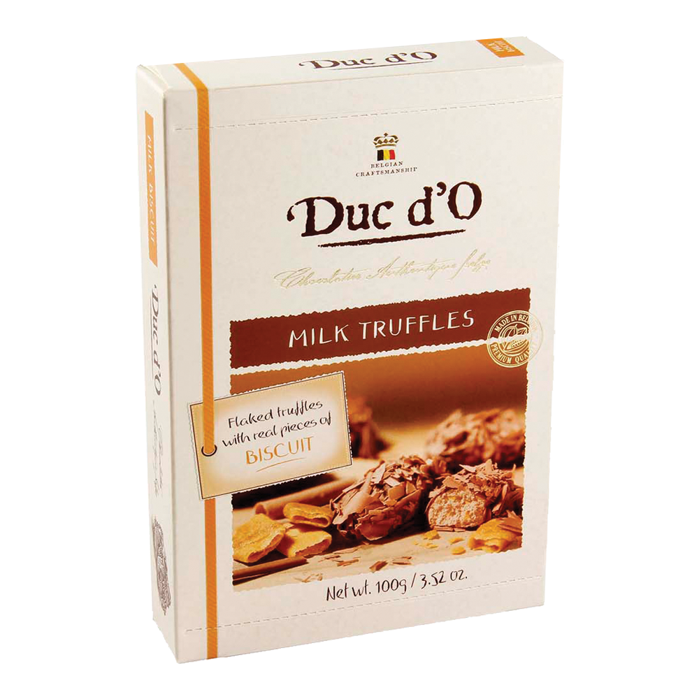 Duc d'O Трюфели с млечен шоколад и бисквити 100гр.