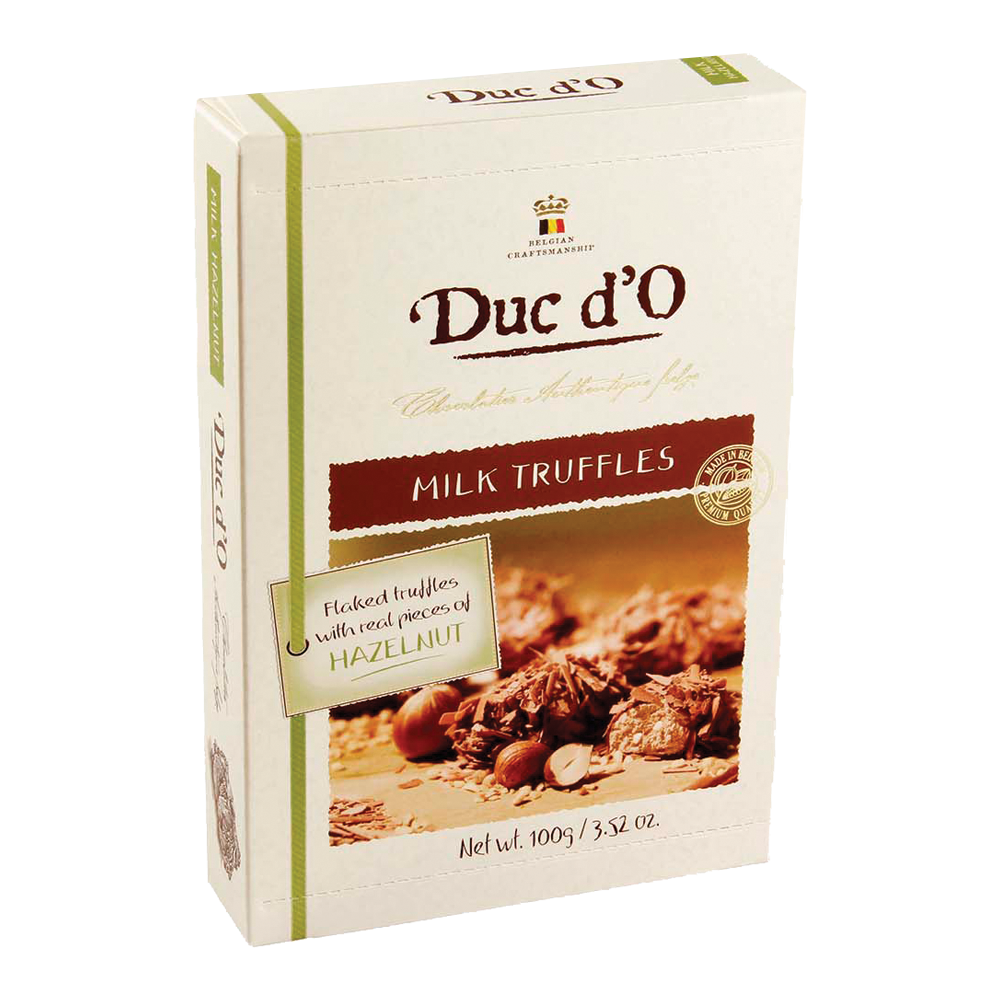 Duc d'O Трюфели с млечен шоколад и лешници 100гр.