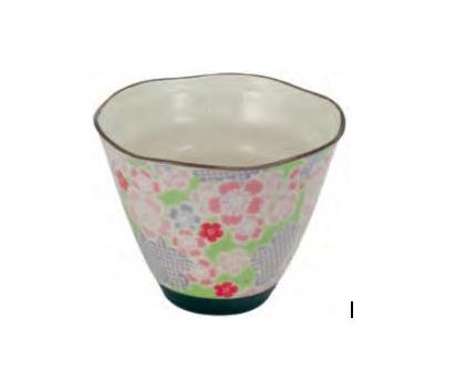 Yuzuki японска керамична чаша за чай 200мл, Зелена