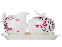 Заредете изображение във визуализатора на галерията – Cherry blossom каничка за мляко и захарница
