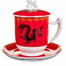 Заредете изображение във визуализатора на галерията – Чаша за чай Dragon Red 350 мл

