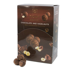 Nouri веган бонбони с шоколад и лешници-100бр индивидуално опаковани